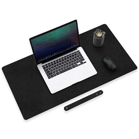 Homsagar® Desk Pad Desk Protector Mat - One Side PU Foam Desk Mat Large ...