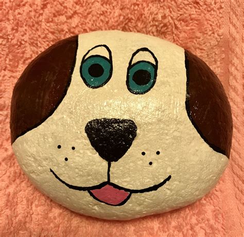 Rock Painting Dogs 的图像结果