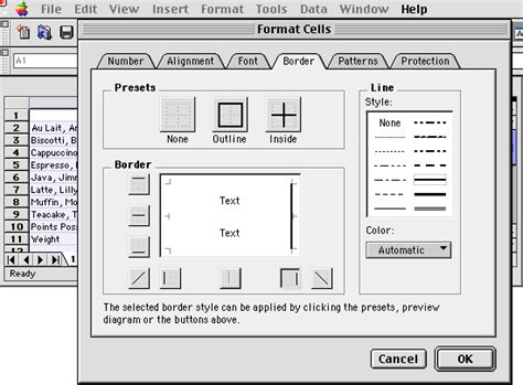 Spreadsheet Format 的图像结果