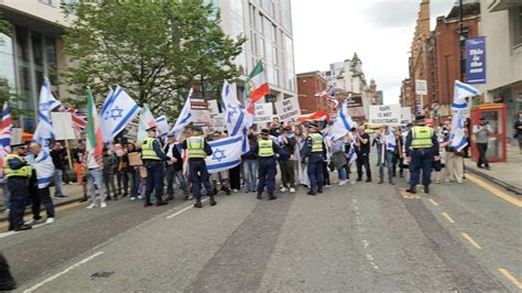 Zionists mount provocation against anti-genocide protest in Manchester ...