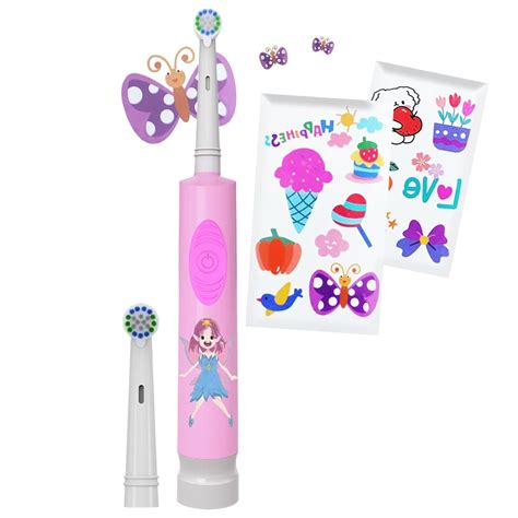 Lifelong LLDC81 Battery Toothbrush for Kids with 1 Handle, 2 Brush ...