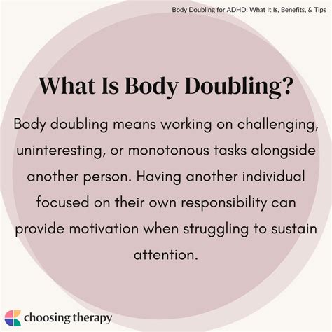 What Is Body Doubling for ADHD?