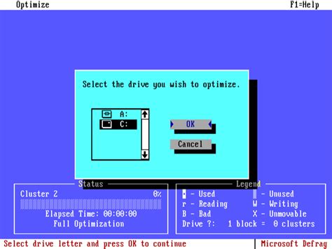 Image result for MS-DOS Defrag