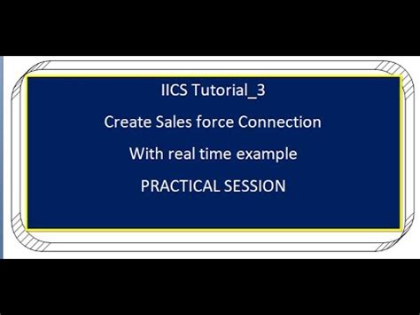 Image result for Iics YouTube Tutorial
