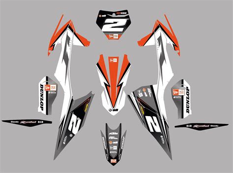 Buy Graphics Kit For KTM SX SXF XC 125 250 450 2019 2020 2021 RAZOR 21 ...