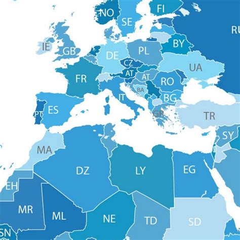 Country code, Telephone prefixes, Internet domain | Kaggle
