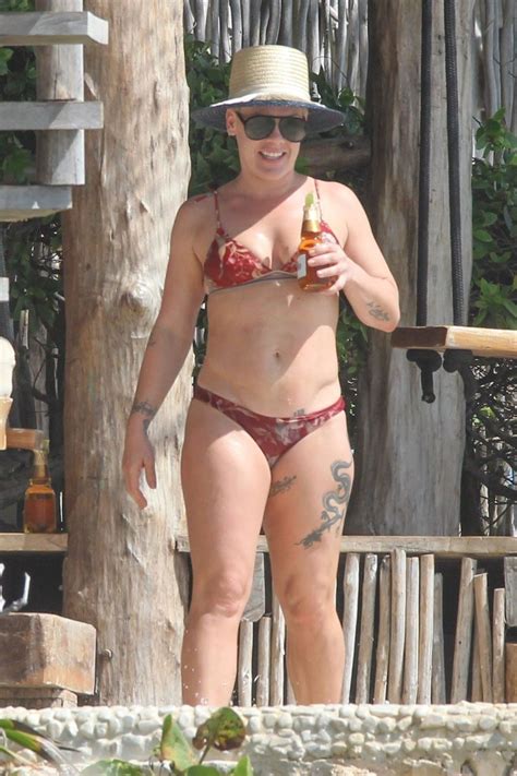 PINK in BIkini at a Beach in Tulum 02/27/2019 – HawtCelebs