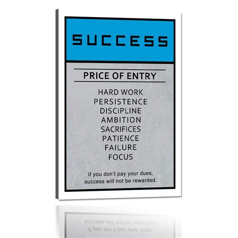 Yatsen Bridge Inspirational Wall Art Posters Success Success Nutrition ...