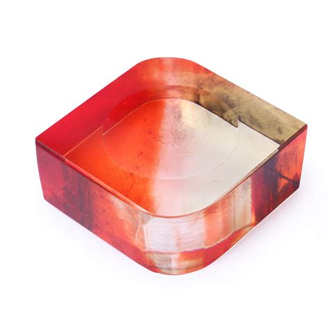 Rasper Multicolor Red Acrylic Paper Weight Stylish Rainbow Paper Weight ...