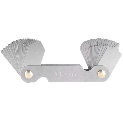 Radius Gauge, High Accuracy Scale Clear Reading 1‑7MM Arc Gauges For ...