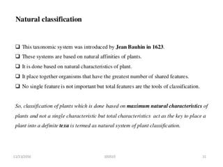 Image result for Natural Classification System