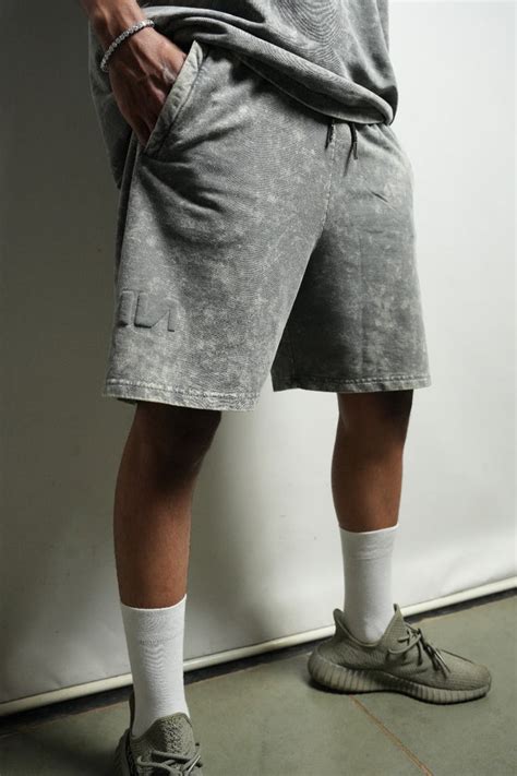 Washed shorts (Platinum)