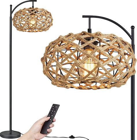 Rattan Floor Lamp Matalan at Emily Marsh blog