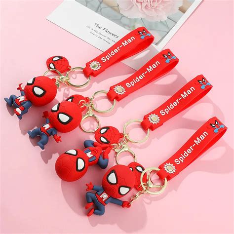 Funky Spiderman 3D Keychain | Marvel Superhero Collectible – Merakii Mee