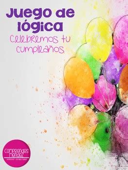Juego de lógica: ¡Feliz cumpleaños! by Comprendes Mendez SpanishShop
