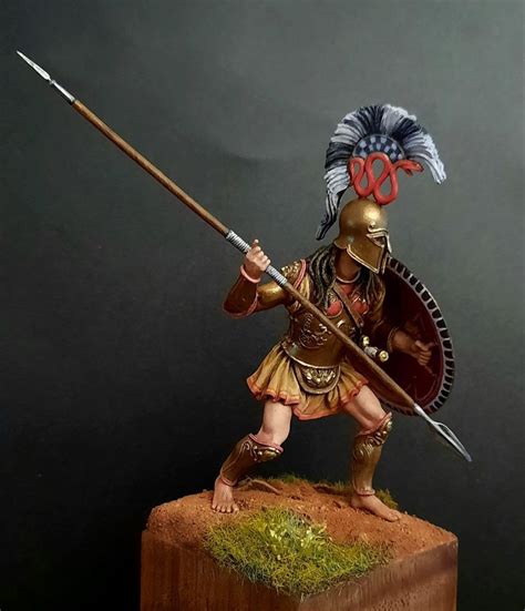 Greek hoplite in full armor 6th century BC | Античность, Солдаты, Миниатюры