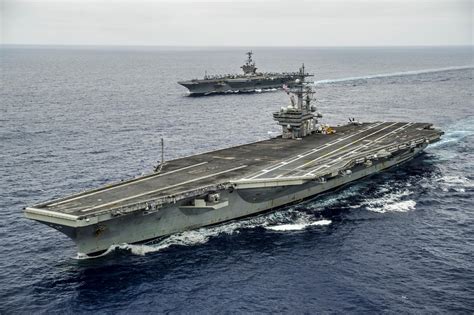 美军"里根"号航母战斗群结束对香港访问 驶出维多利亚港-千龙网·中国首都网