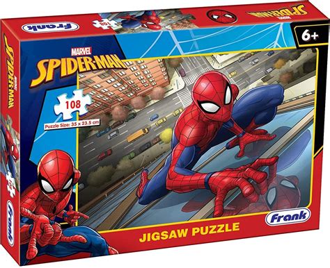 Buy Frank Marvel Spider-Man 108 Piece Jigsaw Puzzle for Kids for Age 6 ...