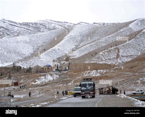 Quetta, Pakistan. 08th Jan, 2014. View of provincial capital Quetta after snowfall which more ...