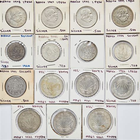Lot - Collection of 27 foreign mostly silver half dollar size