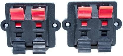 ESP 2 Positions Push in Jack Audio Speaker Terminals Connector ...