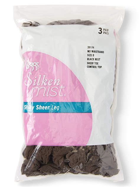 Buy L'eggs Women's Silken Mist No-Roll Waist Band Control Top Pantyhose ...