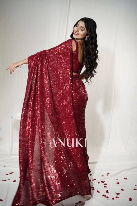Shop the Best Sequin Sarees Online – Anuki.in