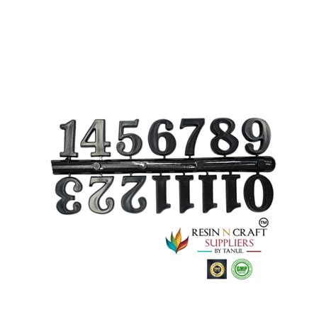 Numeric Clock Number Set – 1 Inch (Approx) – RESIN N CRAFT SUPPLIERS