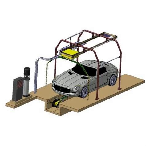 Semi Automatic Car Washing Machine - 4HP Semi Automatic Car Washing ...