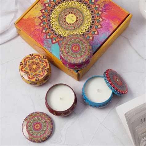Morrocan Tin Gift Set |Set of 4| – AuraDecor