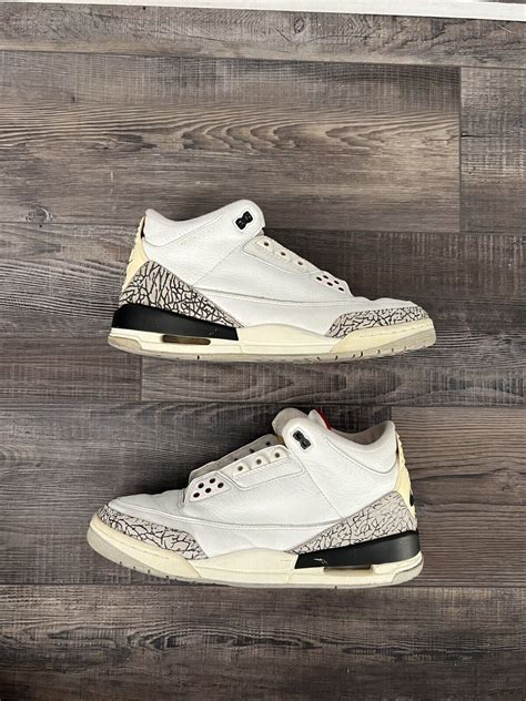 1994 Jordan 3 White Cement Size 11.5 Soleswapped | Jordan shoes retro ...