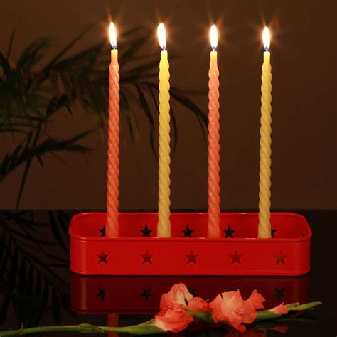 Buy Mithila Handicrafts Metal Candle Tray Classy Metal Candle Holder ...