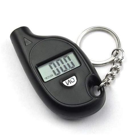 Nema Mini LCD Tyre Pressure Gauge Tester with Key Ring : Amazon.in: Car ...