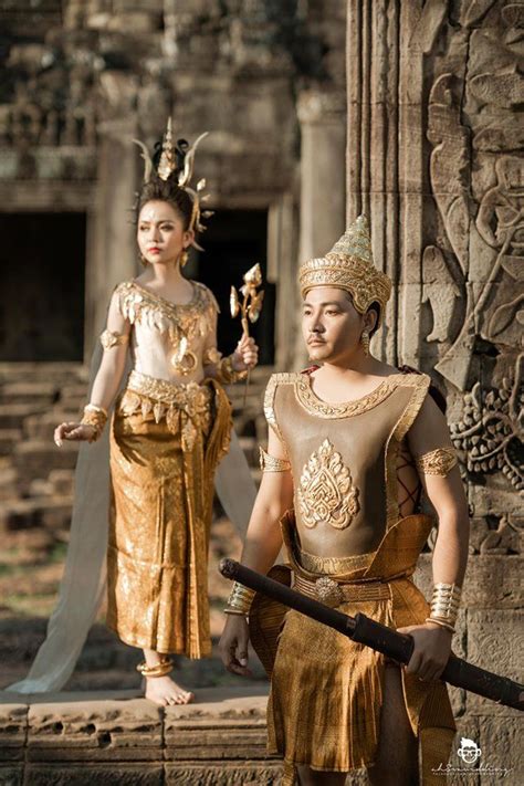 cambodia | Traditional thai clothing, Cambodian dress, Cambodian clothes