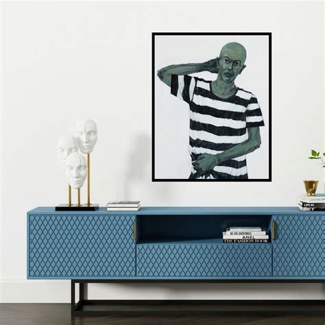 "Silent Scream": Steel Grey Acrylic Painting by Ritesh Warambhe ...