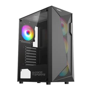 NOVA 330 - ATX, Pre-loaded 4x RGB Fans with Side Tempered Glass