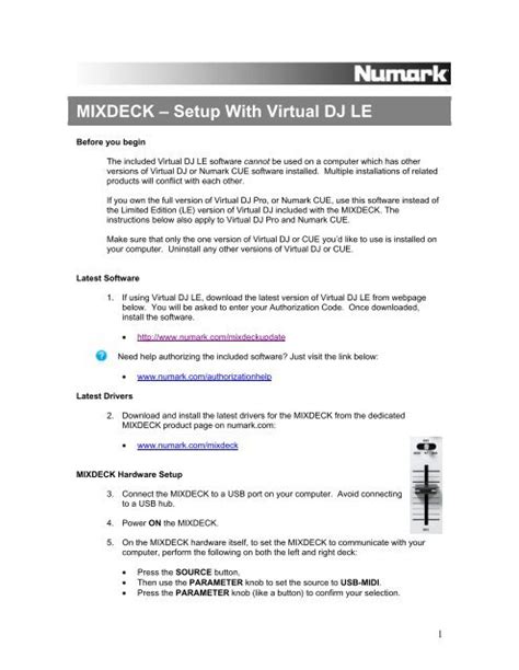 Image result for Numark Mixdeck Setup