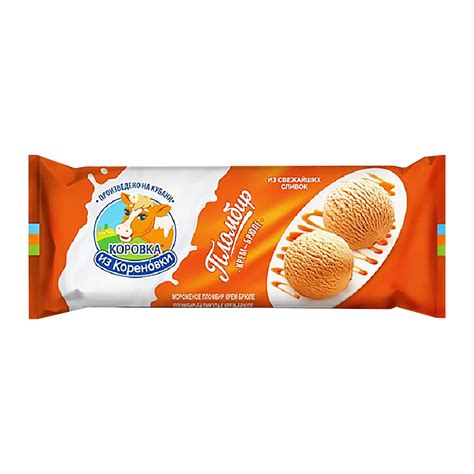 Мороженое Коровка из кореновки крем - брюле 400г — в каталоге на сайте ...