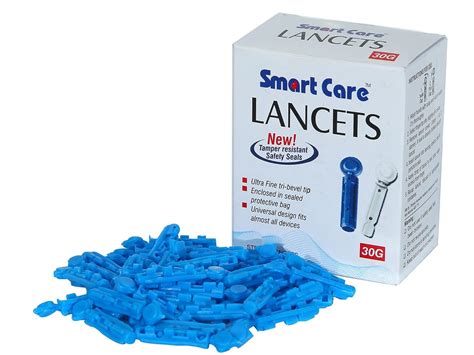 SMARTCARE Round Lancet Needle - Precision Pack of 300 for Accurate and ...