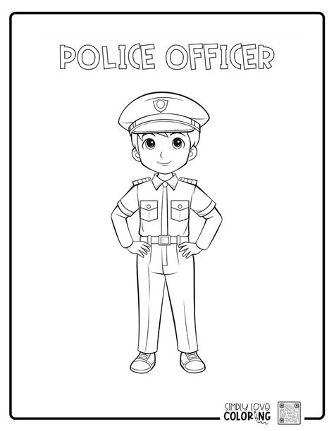 39 Police Officer Coloring Pages (Free PDF Printables) - Simply Love ...