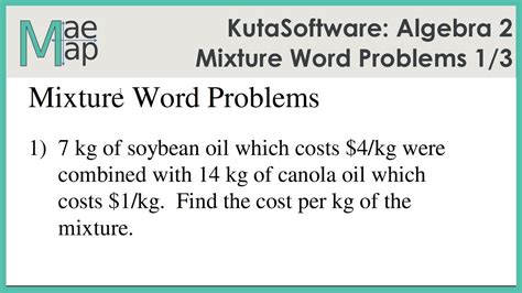 Image result for Mixture Word Problems