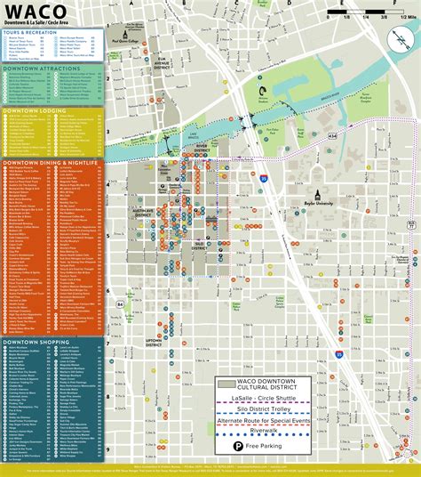 Printable Road Map Of Waco Texas