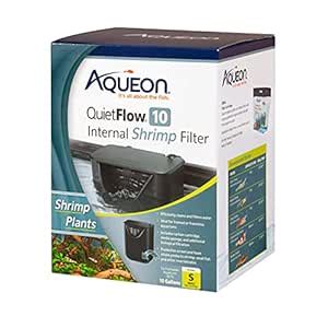 Aqueon QuietFlow Internal Shrimp Filter for Freshwater Aquariums up to ...