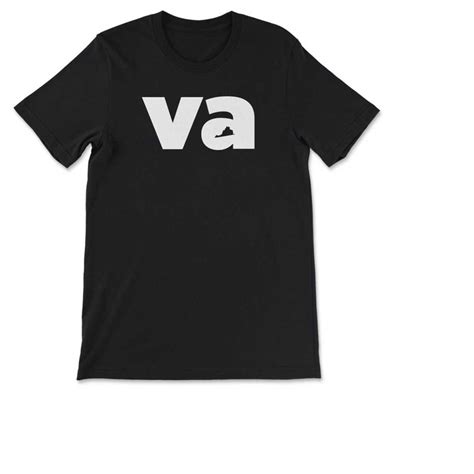 Virginia VA Two Letter State Abbreviation Unique Resident T- | Inspire Uplift