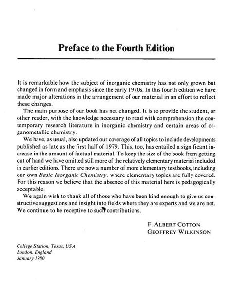 Relation between f.a cotton and geoffrey wilkinson - Brainly.in