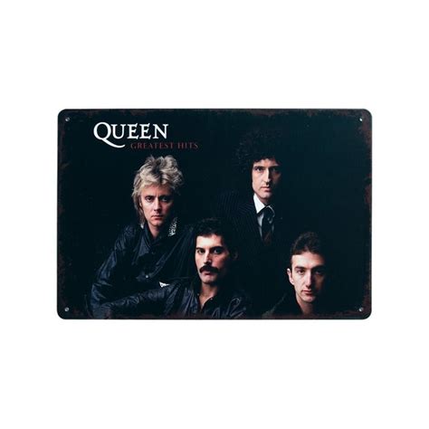 Number Plates Big Wall Sign – Queen Greatest Hits Rock Band — eazy wagon