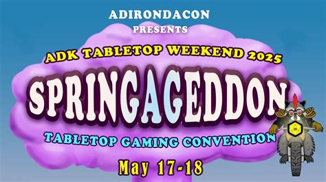 ADK TABLETOP WEEKEND 2025, Sandy Hill Arts Center, Hudson Falls, 17 May ...