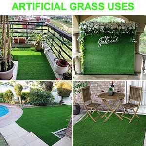 NRJ WORLD ARTIFICIAL GREEN GRASS USE IN BALCONY,LAWN,GARDEN,DOOR ...