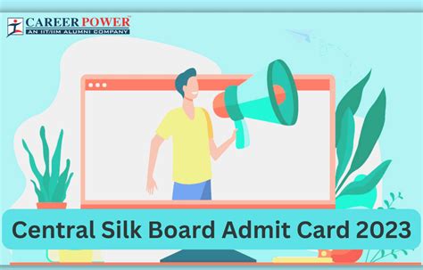 Central Silk Board Admit Card 2023 Out, Call Letter Download Link