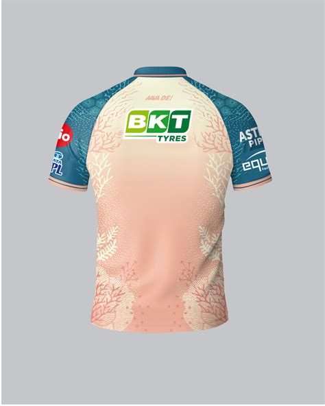 OFFICIAL TRAINING JERSEY HALF SLEEVE CORAL - GUJARAT TITANS - IPL 2026 ...